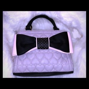 Lavender Betsey Johnson purse